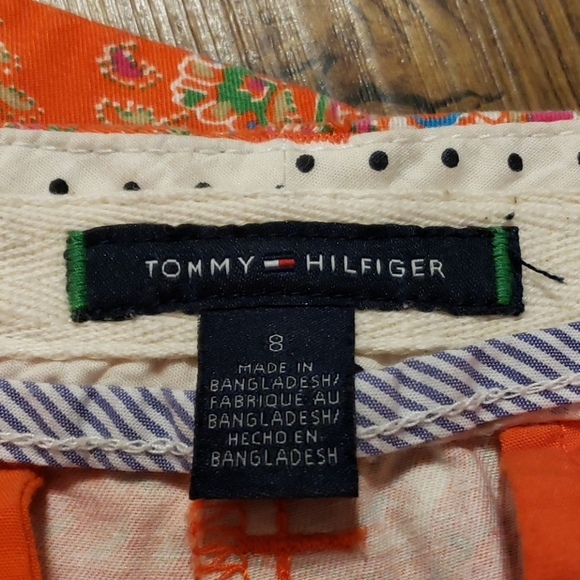 Tommy hilfiger pink orange green paisley shorts - Picture 5 of 5
